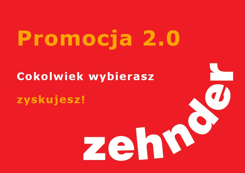 Promocje 2.0 na produkty Zehnder